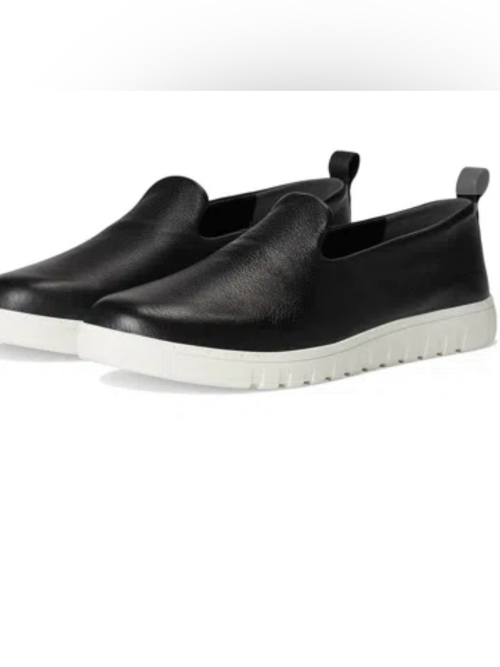 New Vionic Uptown A Line Black Leather Slip On Loafer Size 11